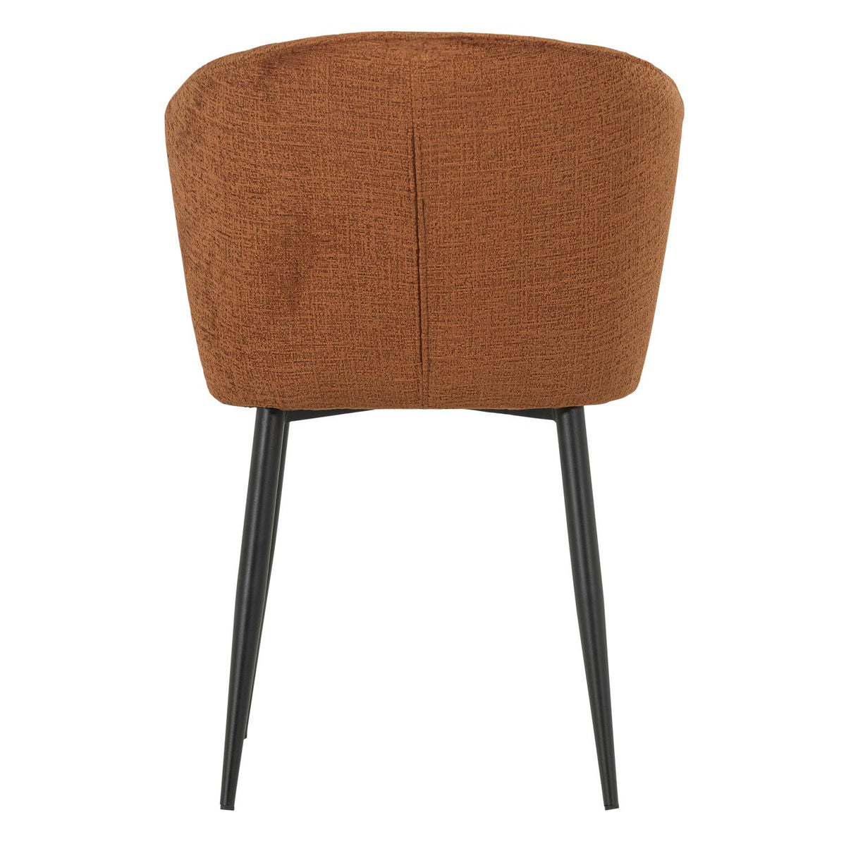 WOOOD Luse eetkamerstoel velvet Oranje