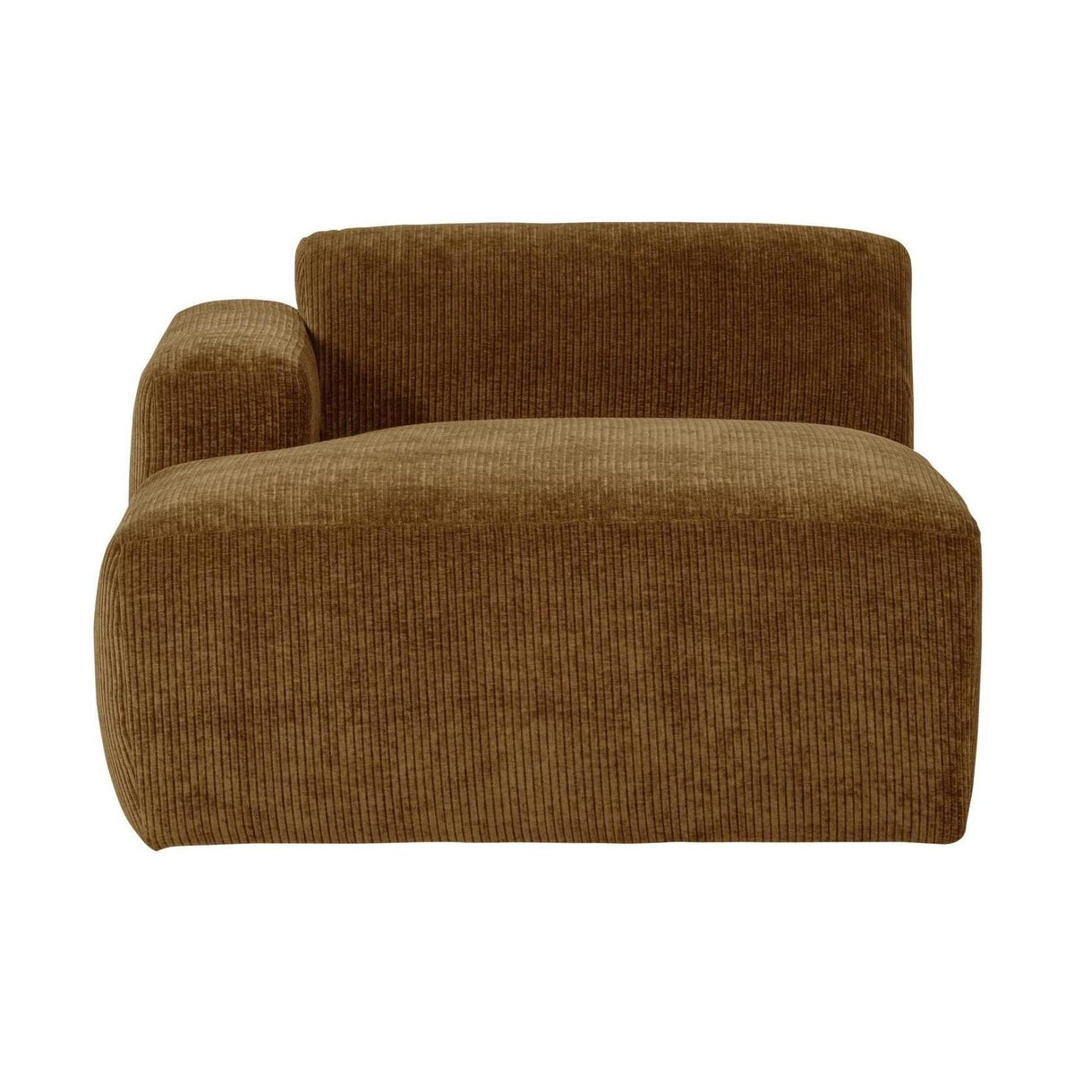 WOOOD Mojo Base chaise longue bank arm links rib Honinggeel