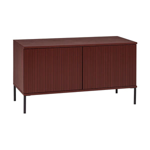 WOOOD New Gravure tv-meubel 100 cm Bordeauxrood