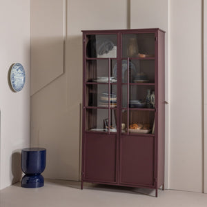WOOOD Exhibit vitrinekast XL 2-deurs Bordeaux