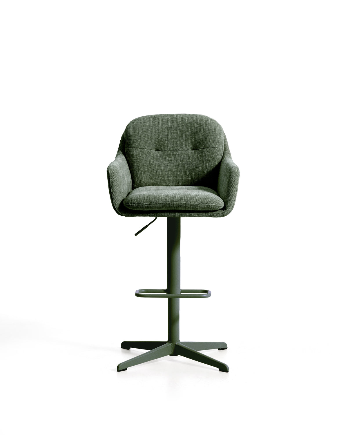 Kave Home Lexa verstelbare barkruk Green