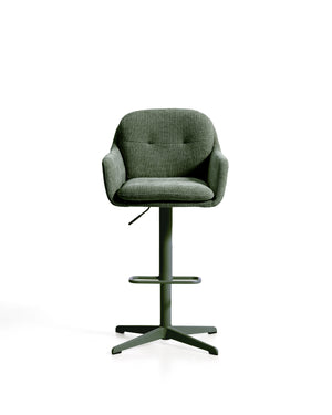 Kave Home Lexa verstelbare barkruk Green