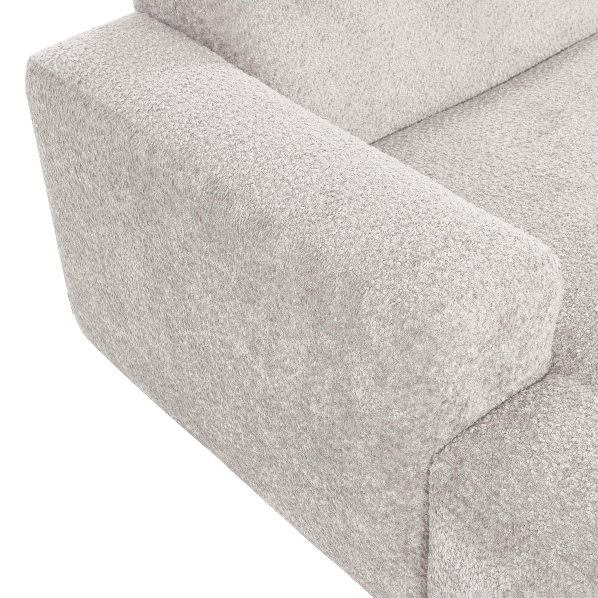 WOOOD Mojo Base chaise longue bank arm links wollig Ecru