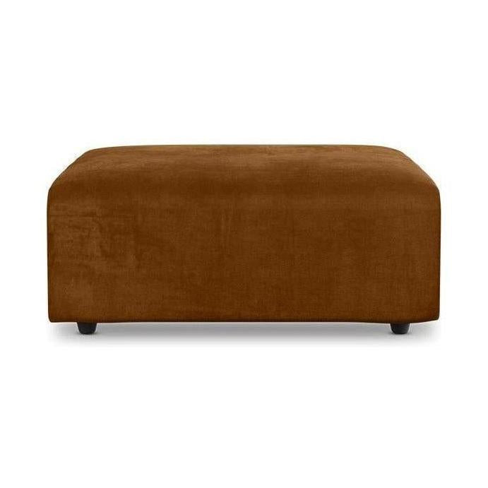 HKliving Jax hocker Royal Velvet Caramel