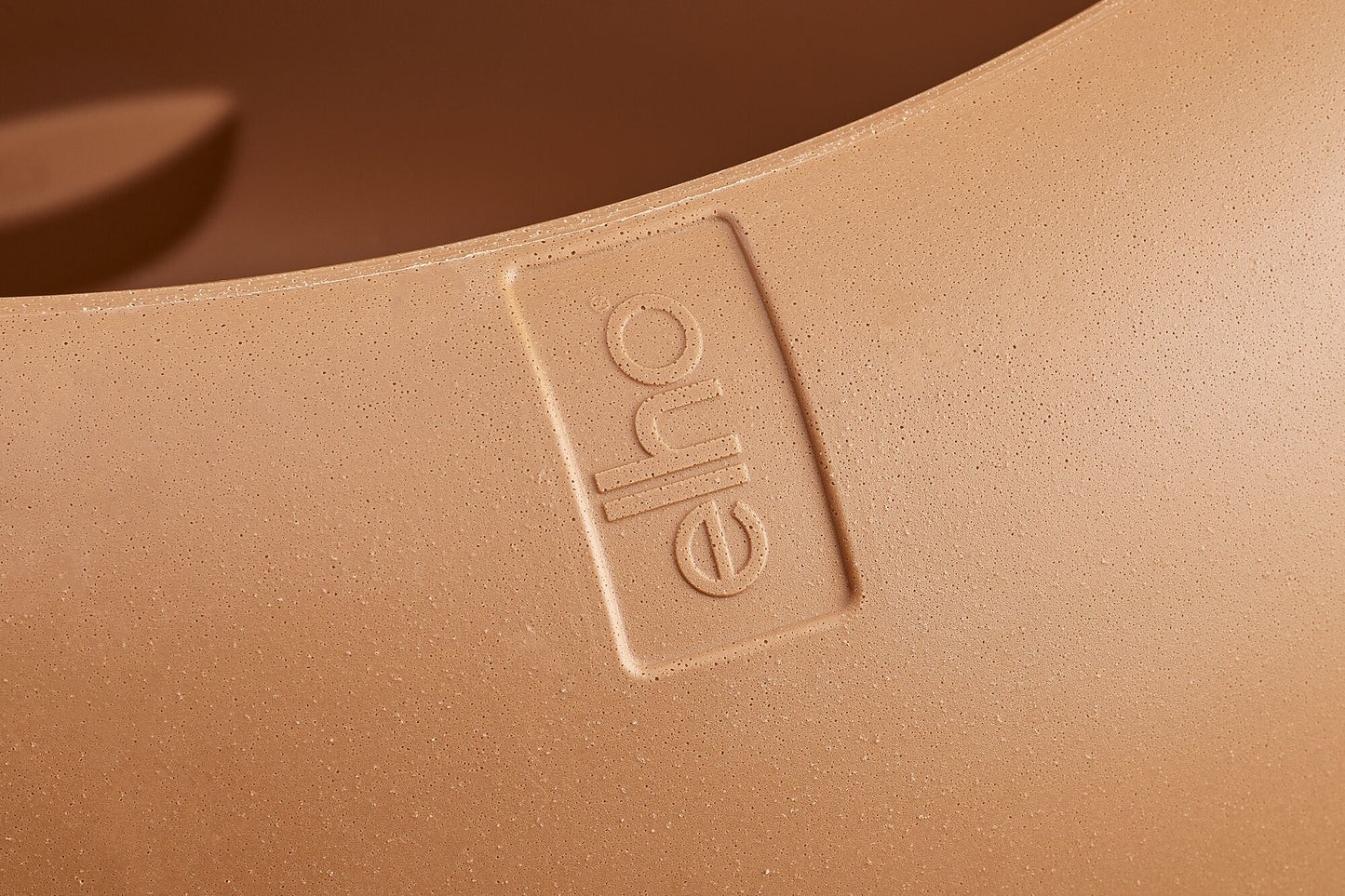 Elho Amber Roll Low bloempot Ø60 cm Karamel