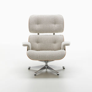 Vitra Eames Loungechair american cherry Nubia creme/sand