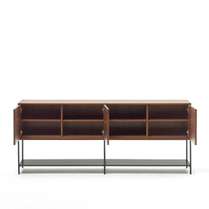 Kave Home Vedrana dressoir 3-deurs walnoot