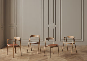 Bolia Merge eetkamerstoel Monza Beige geolied eiken