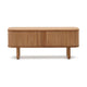 Kave Home Mailen tv-meubel met 2 deuren essen natuurlijke afwerking 120 x 50 cm