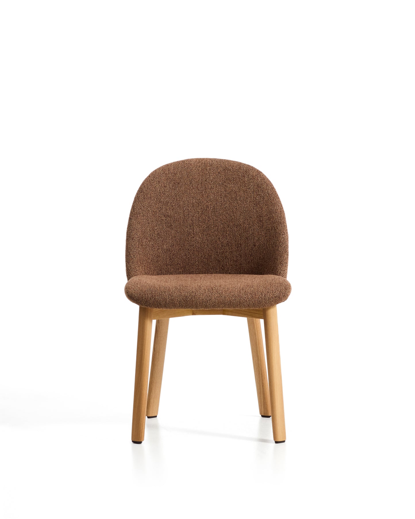 Kave Home Meila eetkamerstoel chenille Terracotta