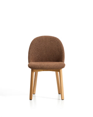 Kave Home Meila eetkamerstoel chenille Terracotta