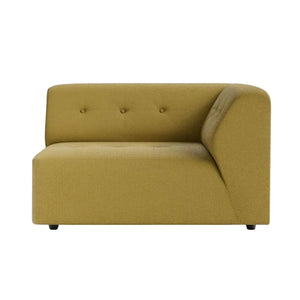 HKliving Vint bank right 1,5-seat Linen Burnt Ochre