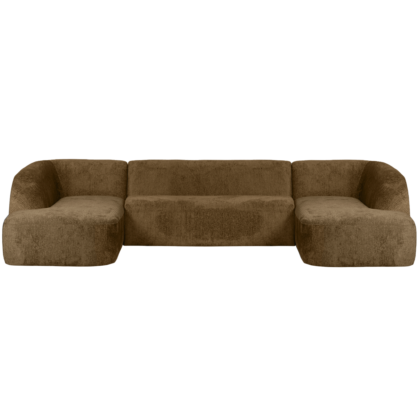 WOOOD Sloping U-vorm bank Brass