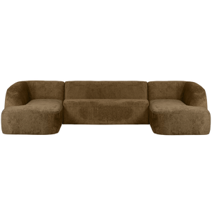 WOOOD Sloping U-vorm bank Brass