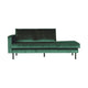 WOOOD Rodeo daybed links velvet Bosgroen