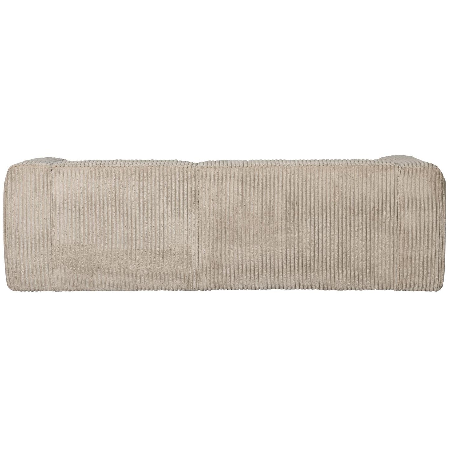 WOOOD Bean chaise longue bank rechts Ribstof Travertin