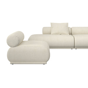 Zuiver Rembrandt 4,5-zitsbank rechts Beige