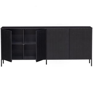 WOOOD New Gravure dressoir Zwart