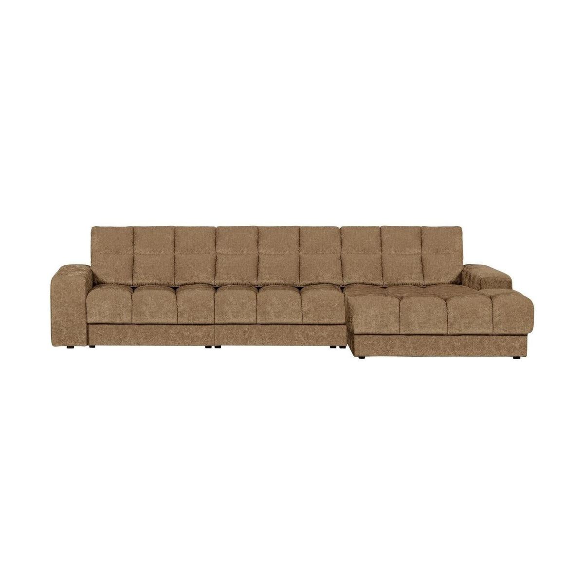 WOOOD Second Date chaise longue bank rechts velvet Zand