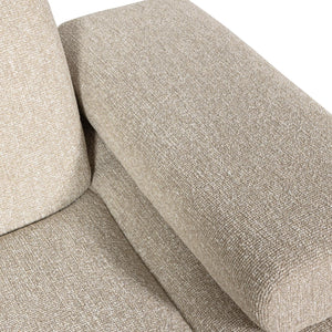 WOOOD Mojo 1-zits bank arm rechts bouclé Beige