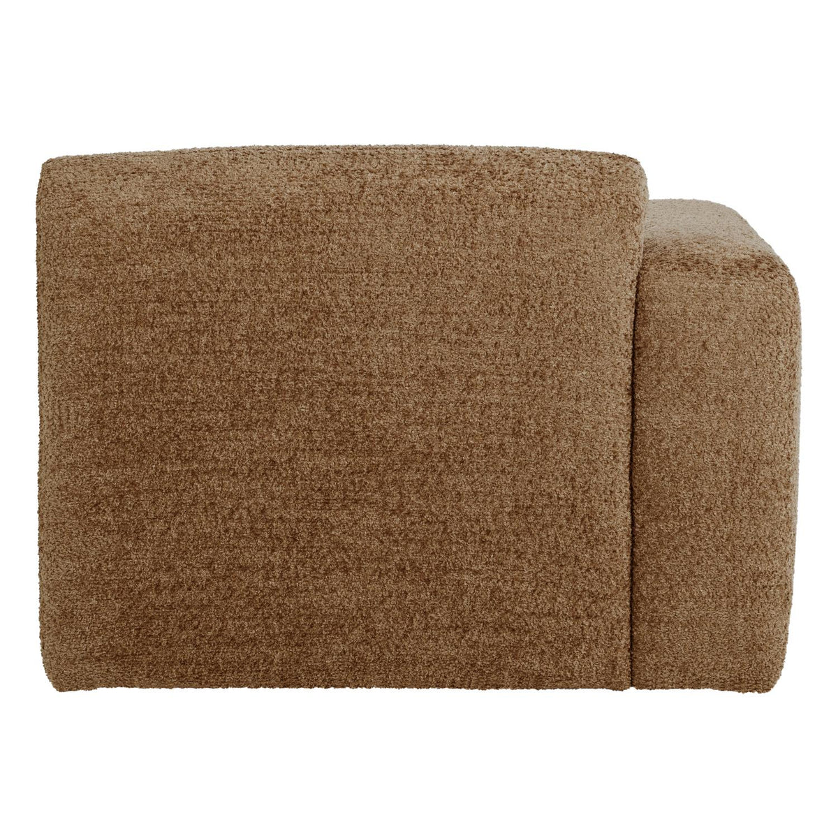 WOOOD Mojo Base 1-zits bank arm links wollig Honinggeel