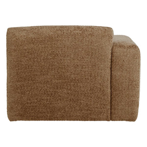 WOOOD Mojo Base 1-zits bank arm links wollig Honinggeel
