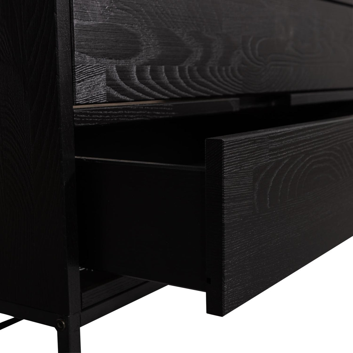 WOOOD Silas tv-meubel 120 cm Blacknight