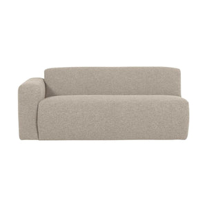 WOOOD Mojo Base 2-zits bank arm links bouclé Beige