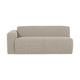 WOOOD Mojo Base 2-zits bank arm links bouclé Beige