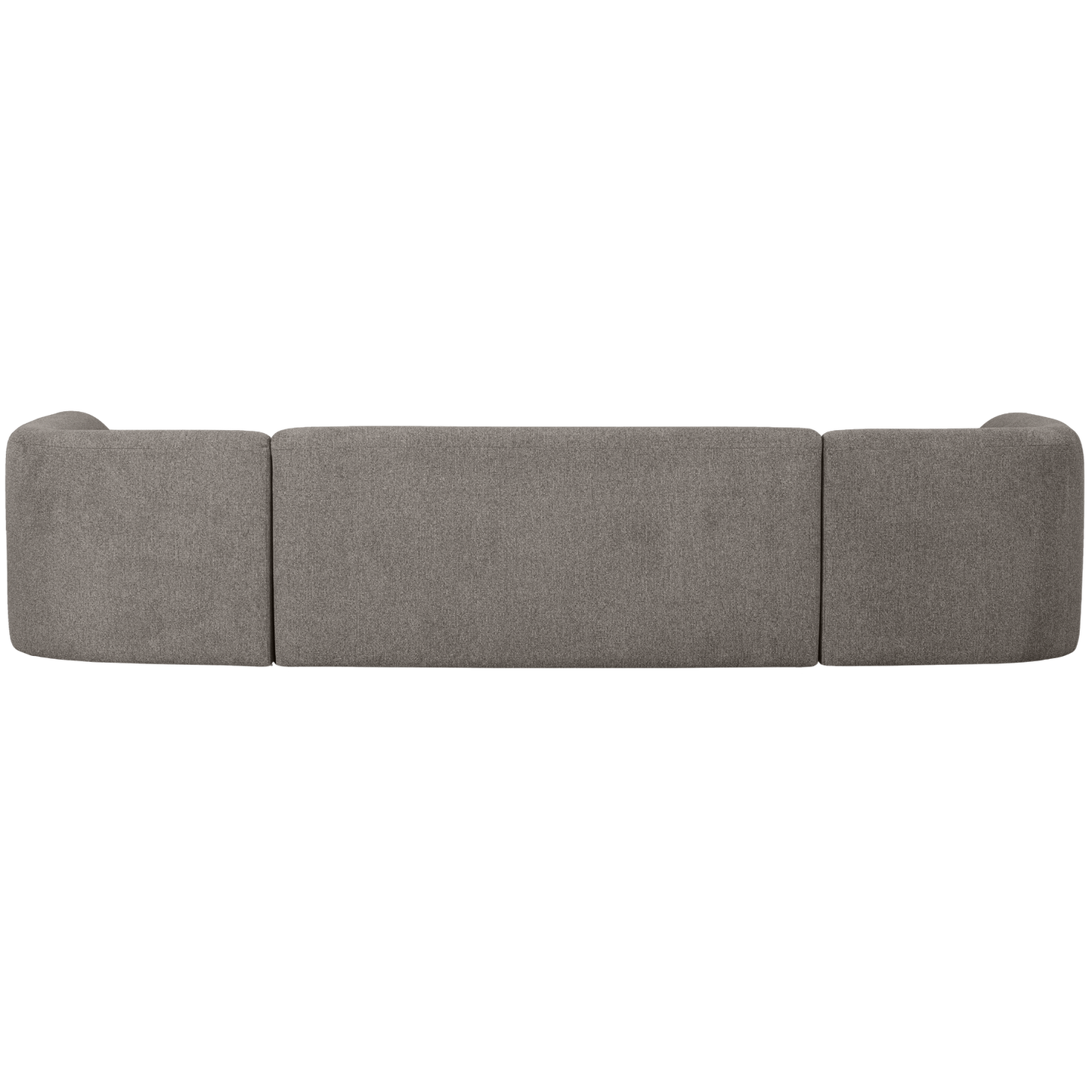WOOOD Sloping U-vorm bank Grijs Melange