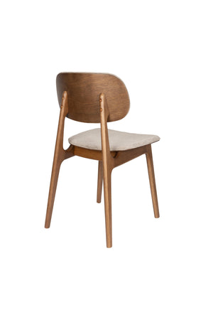 Dutchbone Marais eetkamerstoel Beige