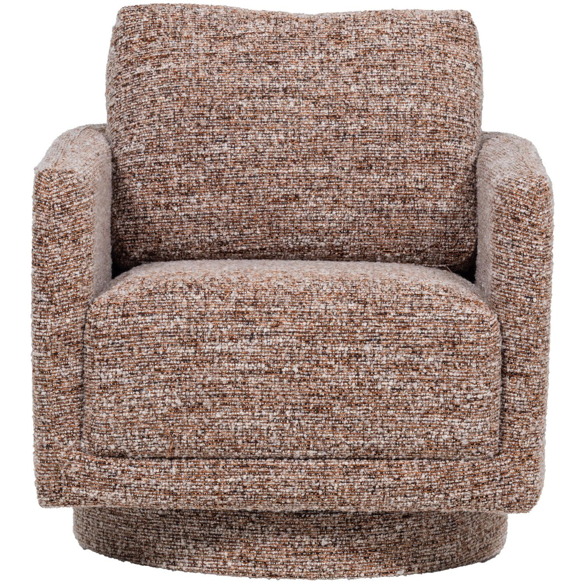 WOOOD Oska fauteuil draaibaar Bruin Melange