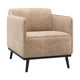 WOOOD Statement fauteuil met arm Chenille Velvet Perzikroze