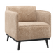 WOOOD Statement fauteuil met arm Chenille Velvet Perzikroze