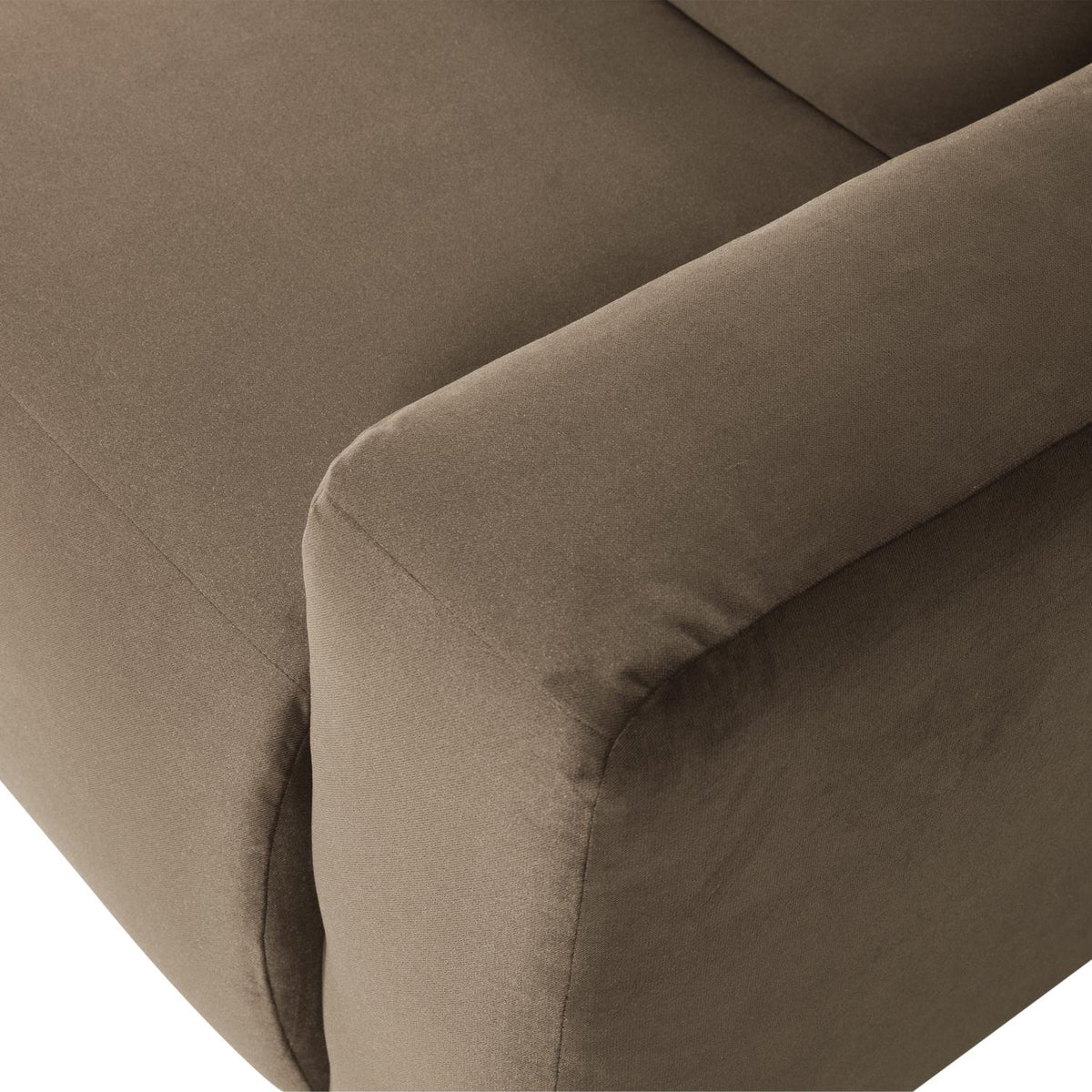 WOOOD Mojo Base 1-zits bank arm rechts velvet Taupe