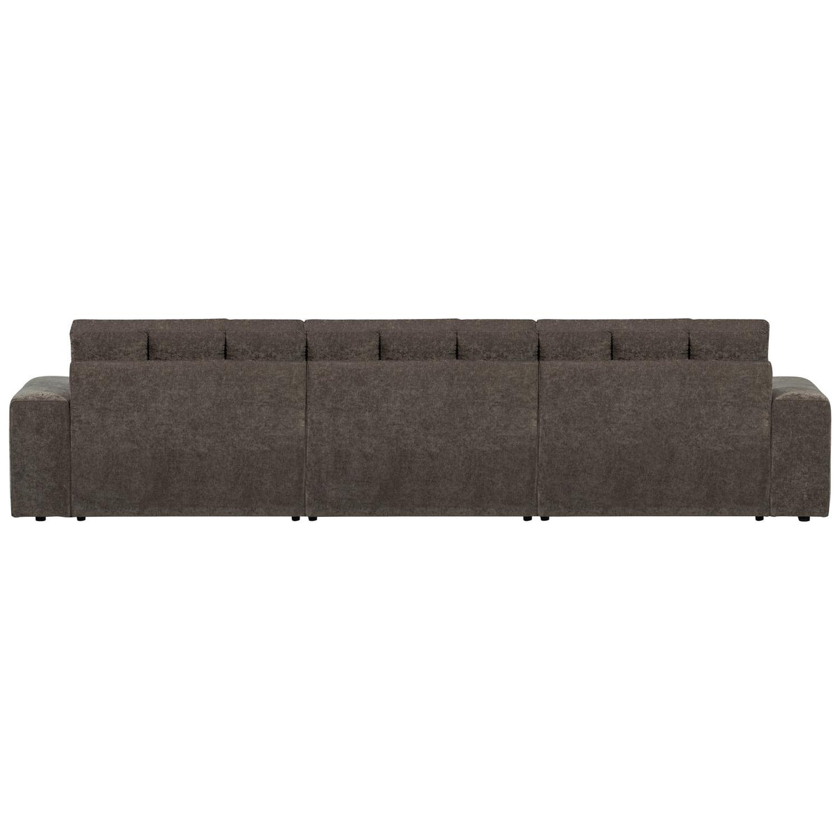 WOOOD Second Date chaise longue bank links velvet Warmgrijs