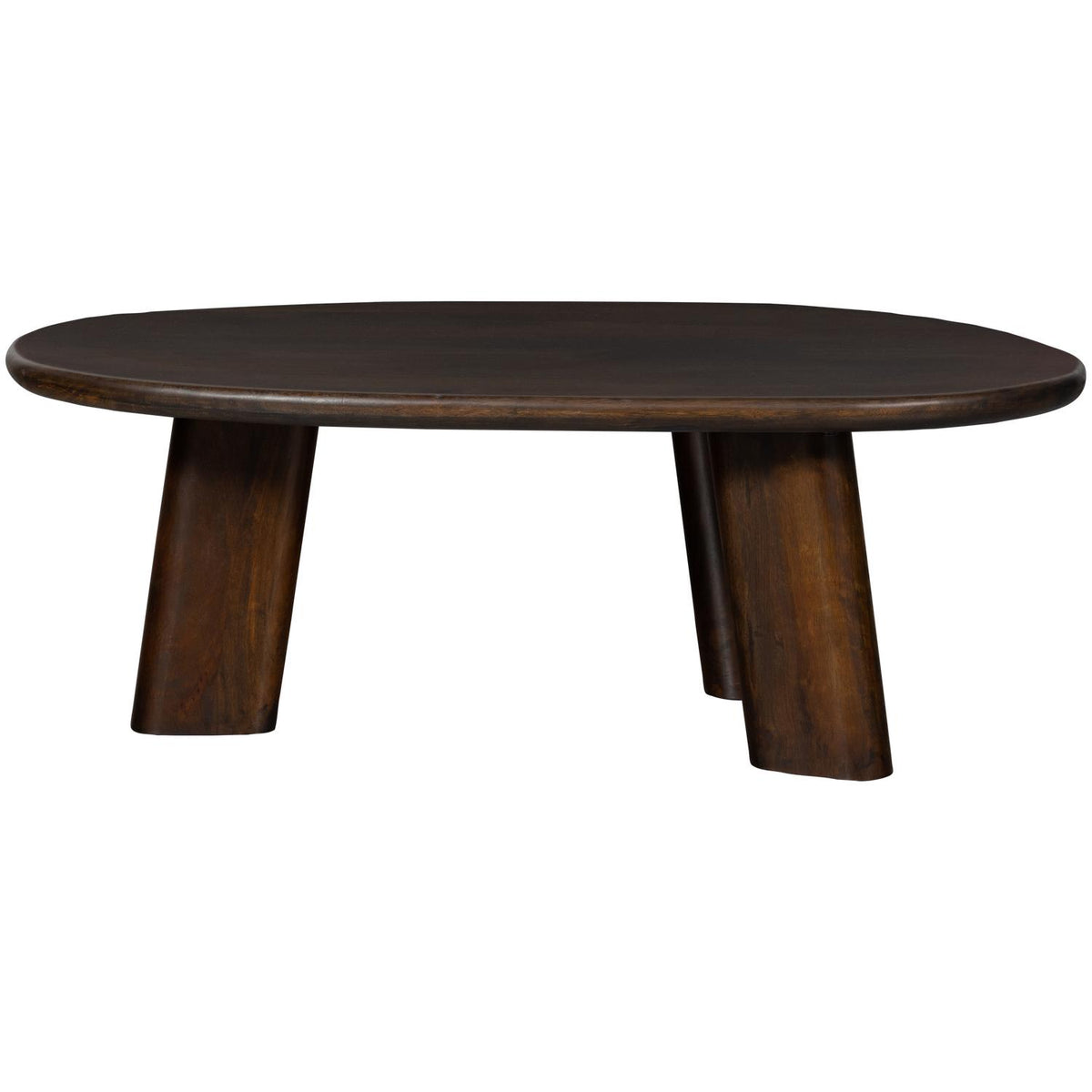WOOOD Roundly salontafel Donkerbruin