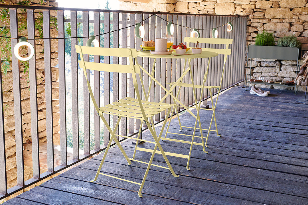 Fermob Bistro tuintafel Ø 60 cm Clay grey