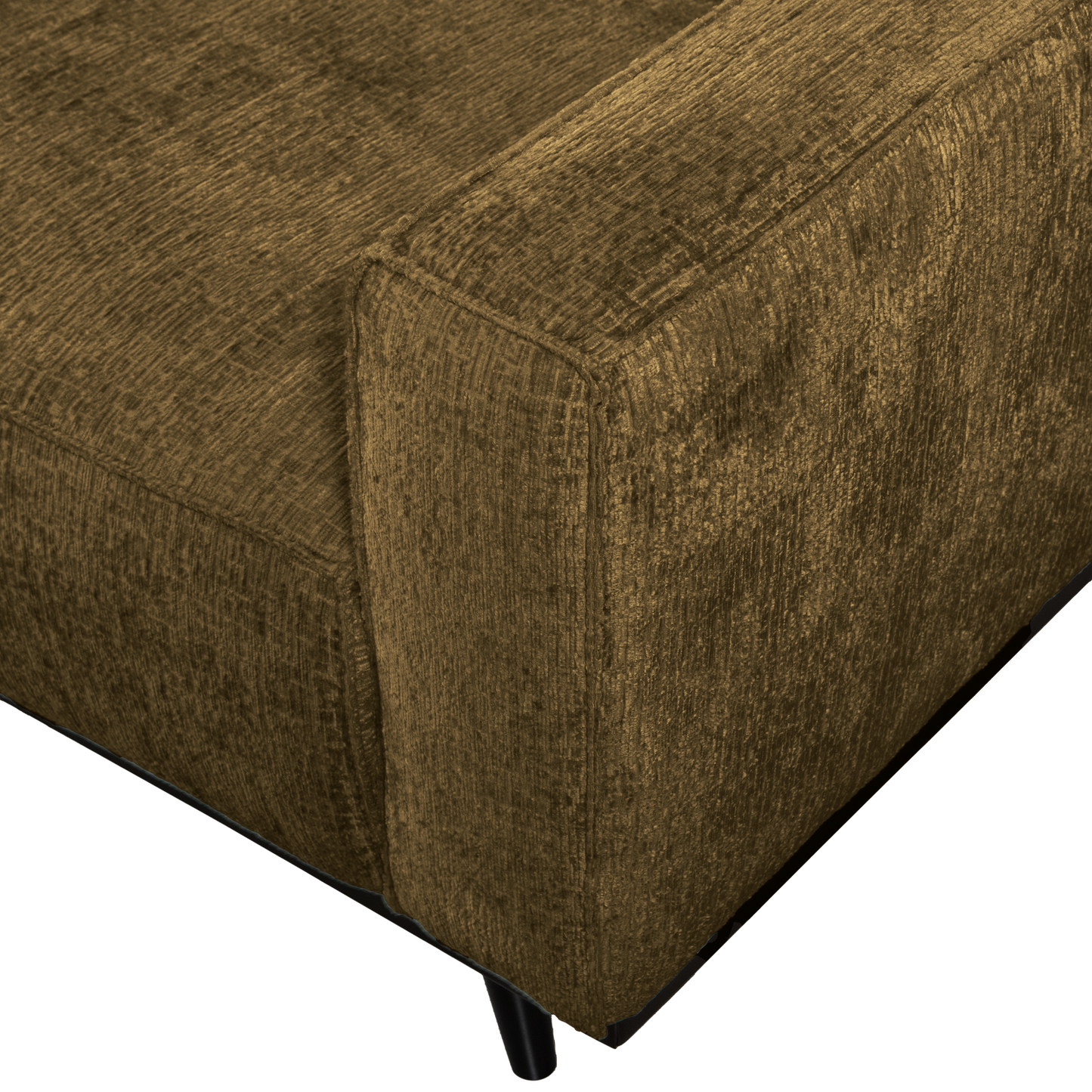 WOOOD Statement 3-zits bank Structure Velvet Brass