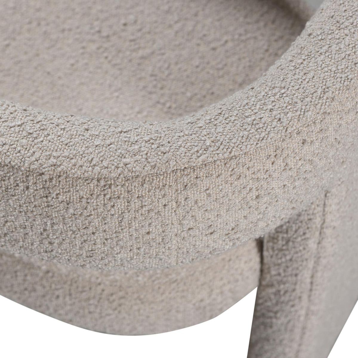 WOOOD Tiwa fauteuil bouclé Beige