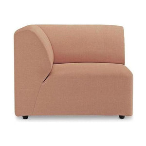 HKliving Jax bank left end Linen Dusty Rose