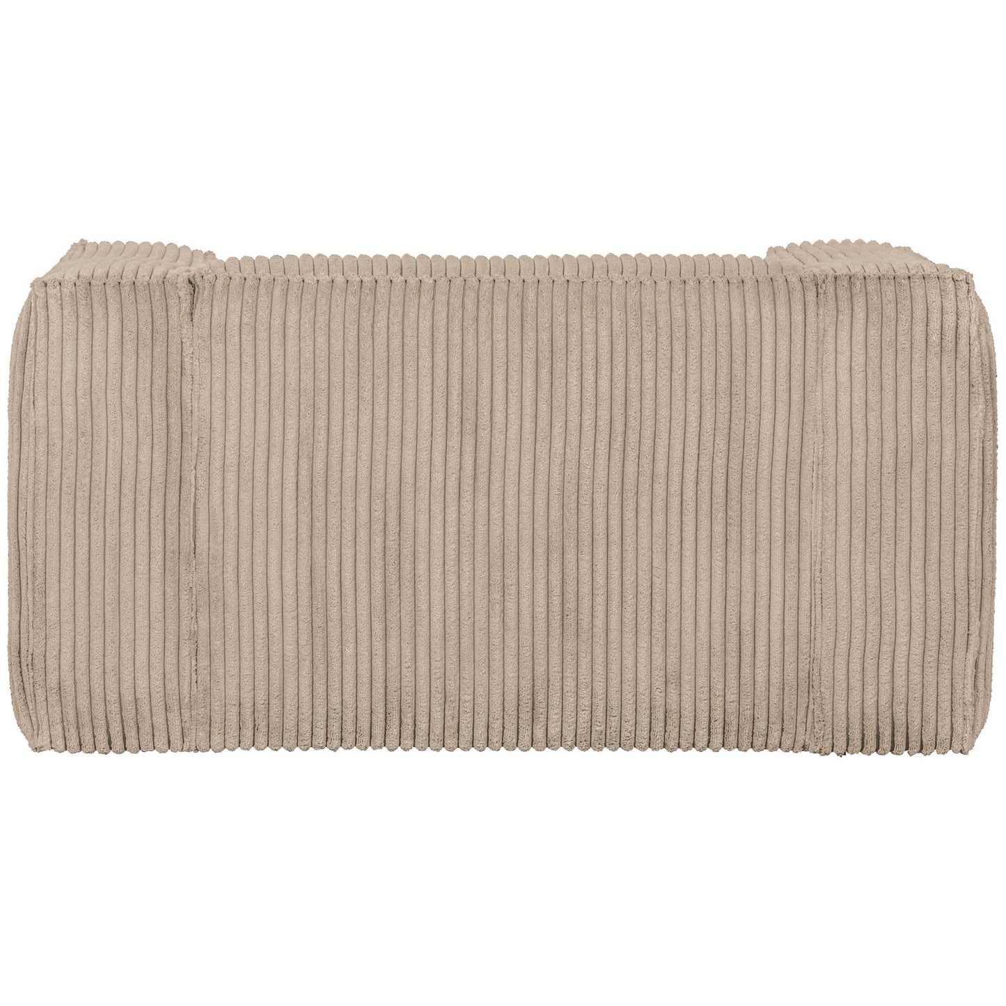 WOOOD Bean fauteuil Ribstof Travertin