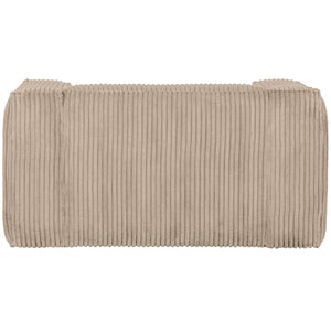 WOOOD Bean fauteuil Ribstof Travertin