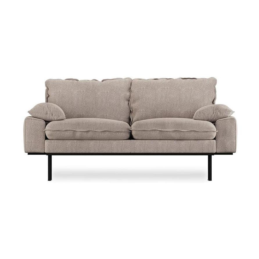 HKliving Retro 2-zitsbank Sneak Beige