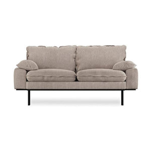 HKliving Retro 2-zitsbank Sneak Beige