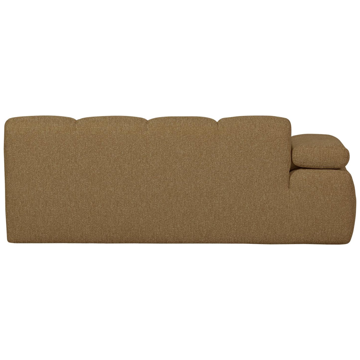 WOOOD Mojo 2-zits bank arm links bouclé Geel/Bruin Melange