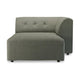HKliving Vint bank right divan Linen Army Green