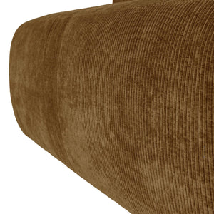 WOOOD Mojo Base eetkamerbank 164 cm rib Honinggeel