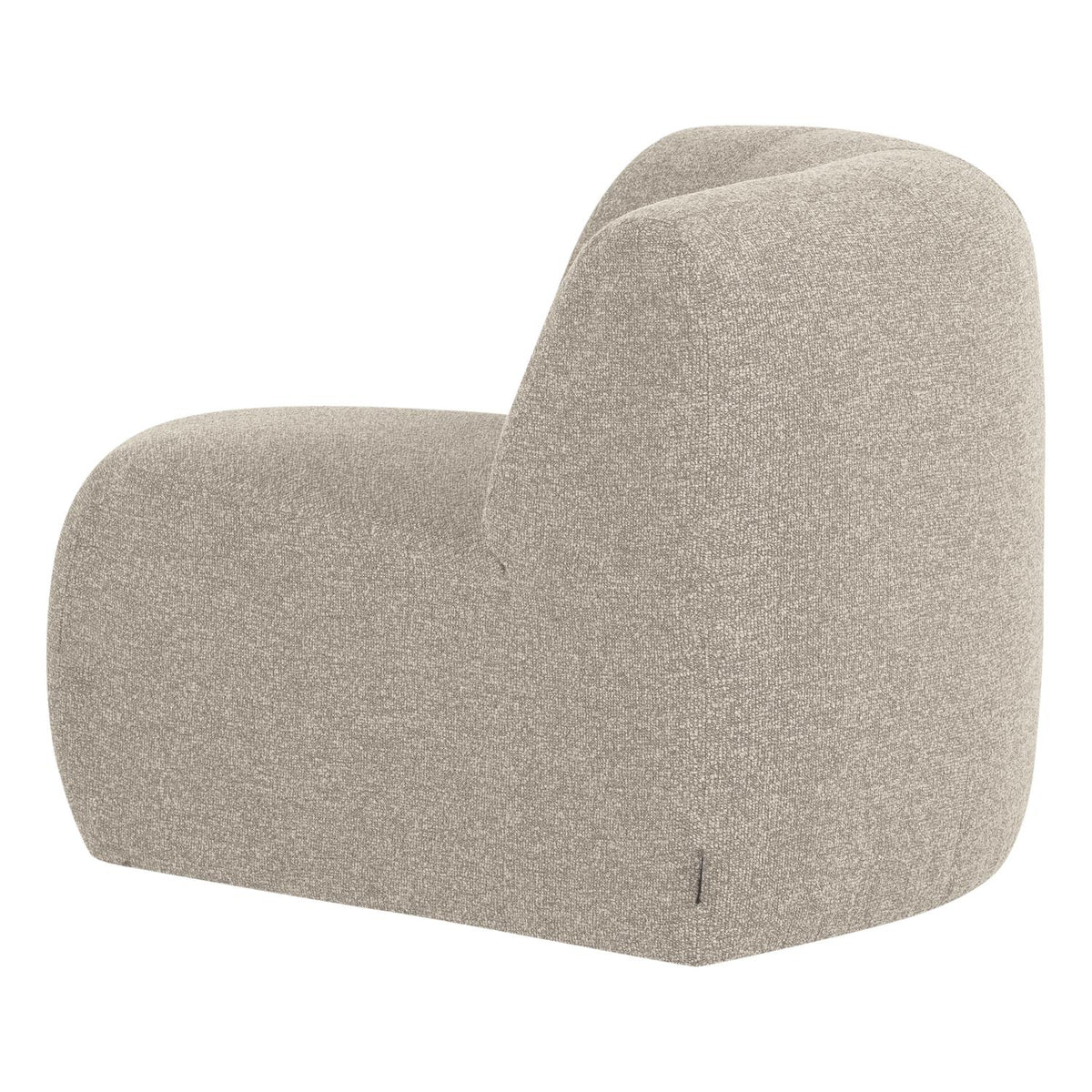 WOOOD Mojo Base bank hoekelement rond bouclé Beige Melange