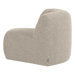WOOOD Mojo Base bank hoekelement rond bouclé Beige Melange